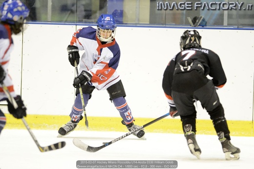 2015-02-07 Hockey Milano Rossoblu U14-Aosta 0338 William Golob